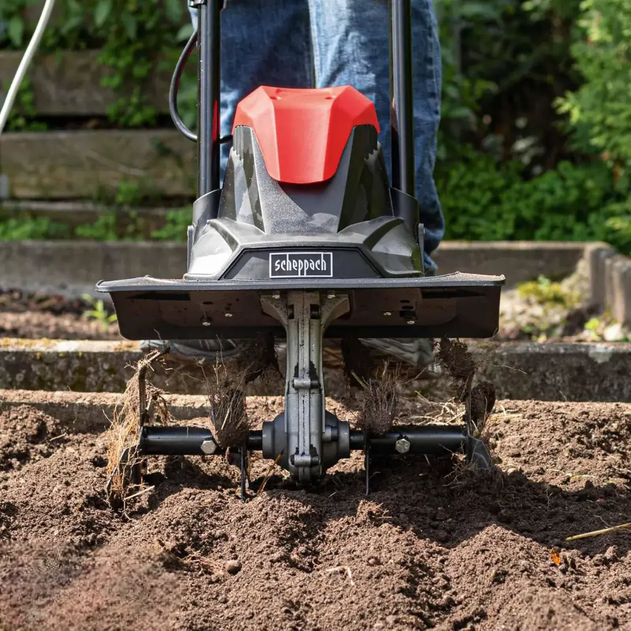 Scheppach MTE380 motobineuse électrique test