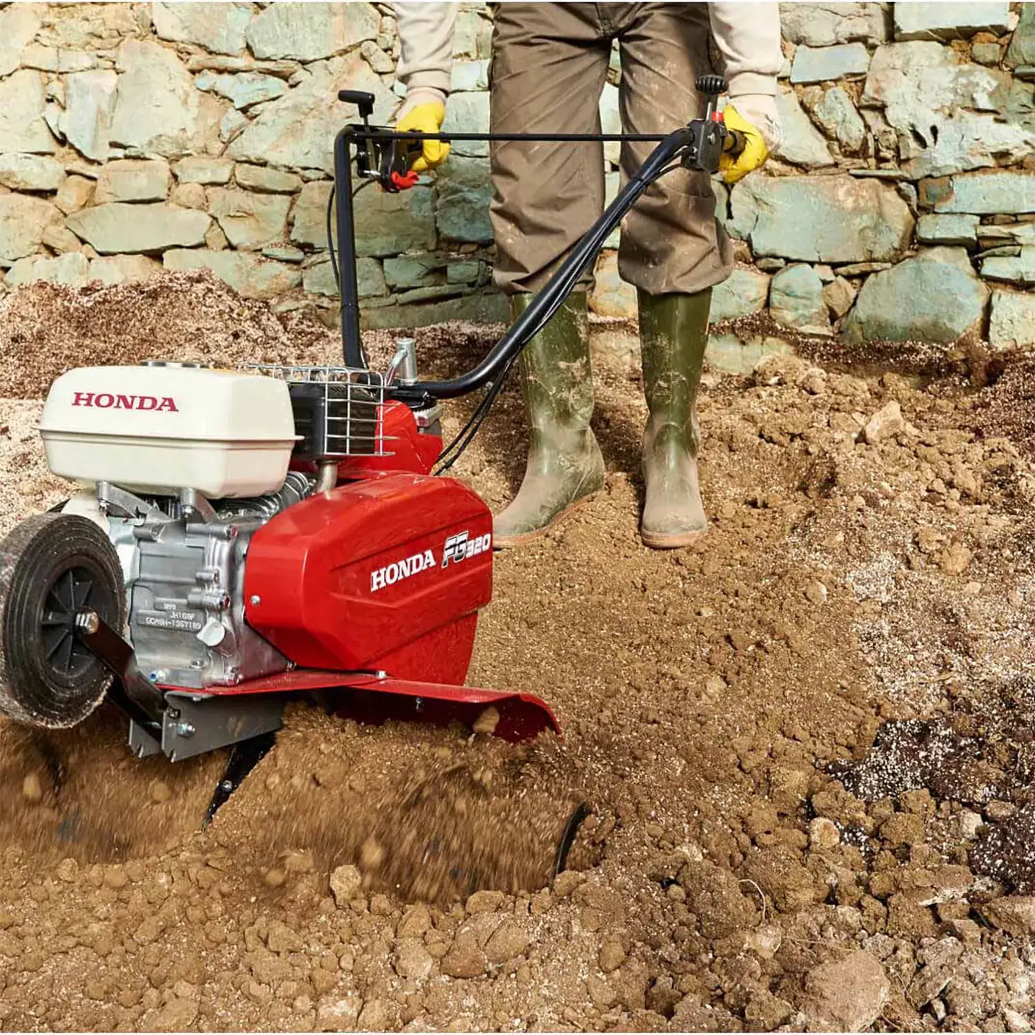 Motobineuse honda fg 320 test